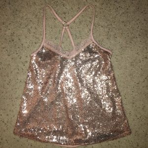 fancy sparkly tank top